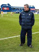 27 April 2025; Antrim manager Davy Fitzgerald before the Leinster GAA Hurling Senior Championship Round 2 match between Antrim and Kilkenny at Corrigan Park in Belfast. Photo by Thomas Flinkow/Sportsfile