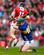 27 April 2025; Sam O'Farrell of Tipperary bangs the ground in frustration during the Munster GAA Hurling Senior Championship Round 2 match between Cork and Tipperary at SuperValu Páirc Uí Chaoimh in Cork. Photo by Brendan Moran/Sportsfile