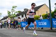 27 April 2025; Simon O'Toole of Donore Harriers AC, Dublin, competes in the senior men's event during the 123.ie National Road Relay Championships in Raheny, Dublin. Photo by Tyler Miller/Sportsfile
