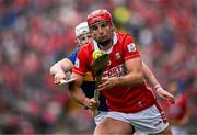 27 April 2025; Brian Hayes of Cork in action against Michael Breen of Tipperary during the Munster GAA Hurling Senior Championship Round 2 match between Cork and Tipperary at SuperValu Páirc Uí Chaoimh in Cork. Photo by Brendan Moran/Sportsfile