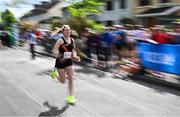 27 April 2025; Chloe Heaslip of Clonliffe Harriers AC, Dublin, competes in the senior women's event during the 123.ie National Road Relay Championships in Raheny, Dublin. Photo by Tyler Miller/Sportsfile
