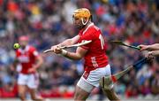 27 April 2025; Declan Dalton of Cork scores his side's fourth goal during the Munster GAA Hurling Senior Championship Round 2 match between Cork and Tipperary at SuperValu Páirc Uí Chaoimh in Cork. Photo by Brendan Moran/Sportsfile