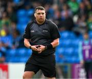 27 April 2025; Referee Kieran Eannetta during the Leinster GAA Football Senior Championship semi-final match between Dublin and Meath at Laois Hire O'Moore Park in Portlaoise, Laois. Photo by Ray McManus/Sportsfile