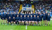 27 April 2025; The Dublin squad before the Leinster GAA Football Senior Championship semi-final match between Dublin and Meath at Laois Hire O'Moore Park in Portlaoise, Laois. Photo by Ray McManus/Sportsfile