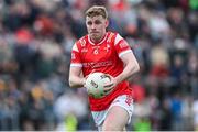 27 April 2025; Peter Lynch of Louth during the Leinster GAA Football Senior Championship semi-final match between Kildare and Louth at Glenisk O'Connor Park in Tullamore, Offaly. Photo by Shauna Clinton/Sportsfile