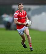27 April 2025; Andy McDonnell of Louth during the Leinster GAA Football Senior Championship semi-final match between Kildare and Louth at Glenisk O'Connor Park in Tullamore, Offaly. Photo by Shauna Clinton/Sportsfile