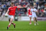 27 April 2025; Ryan Burns of Louth during the Leinster GAA Football Senior Championship semi-final match between Kildare and Louth at Glenisk O'Connor Park in Tullamore, Offaly. Photo by Shauna Clinton/Sportsfile