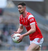 27 April 2025; Ciaran Downey of Louth during the Leinster GAA Football Senior Championship semi-final match between Kildare and Louth at Glenisk O'Connor Park in Tullamore, Offaly. Photo by Shauna Clinton/Sportsfile