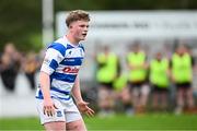 27 April 2025; Darragh Farrell of Athy during the Bank of Ireland Provincial Towns Cup final match between Athy RFC and County Carlow FC at Forenaughts in Naas, Kildare. Photo by Seb Daly/Sportsfile