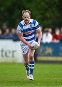27 April 2025; Craig Miller of Athy during the Bank of Ireland Provincial Towns Cup final match between Athy RFC and County Carlow FC at Forenaughts in Naas, Kildare. Photo by Seb Daly/Sportsfile