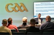 28 April 2025; GAA National Head of Hurling William Maher during a media conference at Croke Park in Dublin. Photo by Piaras Ó Mídheach/Sportsfile