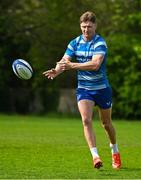 28 April 2025; Jordie Barrett during Leinster rugby squad training at UCD in Dublin. Photo by Brendan Moran/Sportsfile