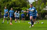 28 April 2025; Tadhg Furlong during Leinster rugby squad training at UCD in Dublin. Photo by Brendan Moran/Sportsfile