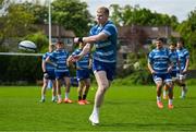 28 April 2025; Jamie Osborne during Leinster rugby squad training at UCD in Dublin. Photo by Brendan Moran/Sportsfile