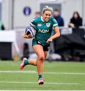 26 April 2025; Stacey Flood of Ireland in action during the Women's Six Nations Rugby Championship match between Scotland and Ireland at Hive Stadium in Edinburgh, Scotland. Photo by Paul Devlin/Sportsfile