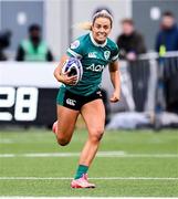 26 April 2025; Stacey Flood of Ireland in action during the Women's Six Nations Rugby Championship match between Scotland and Ireland at Hive Stadium in Edinburgh, Scotland. Photo by Paul Devlin/Sportsfile
