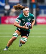 26 April 2025; Claire Boles of Ireland in action during the Women's Six Nations Rugby Championship match between Scotland and Ireland at Hive Stadium in Edinburgh, Scotland. Photo by Paul Devlin/Sportsfile