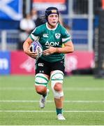 26 April 2025; Brittany Hogan of Ireland in action during the Women's Six Nations Rugby Championship match between Scotland and Ireland at Hive Stadium in Edinburgh, Scotland. Photo by Paul Devlin/Sportsfile