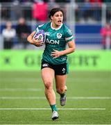 26 April 2025; Vickey Elmes Kinlan of Ireland in action during the Women's Six Nations Rugby Championship match between Scotland and Ireland at Hive Stadium in Edinburgh, Scotland. Photo by Paul Devlin/Sportsfile