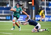 26 April 2025; Brittany Hogan of Ireland in action during the Women's Six Nations Rugby Championship match between Scotland and Ireland at Hive Stadium in Edinburgh, Scotland. Photo by Paul Devlin/Sportsfile