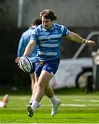 28 April 2025; John McKee during Leinster rugby squad training at UCD in Dublin. Photo by Brendan Moran/Sportsfile