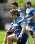 28 April 2025; John McKee during Leinster rugby squad training at UCD in Dublin. Photo by Brendan Moran/Sportsfile