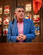 28 April 2025; Chairperson; Member of Governance and Nominations Committee and Remuneration Committee Dr. Brendan O’Brien speaking at the Team Ireland World Winter Games celebration at The Mansion House in Dublin. Photo by Tyler Miller/Sportsfile