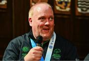28 April 2025; / pictured at the Team Ireland World Winter Games celebration at The Mansion House in Dublin. Photo by Tyler Miller/Sportsfile