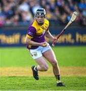 26 April 2025; Cian Byrne of Wexford during the Leinster GAA Hurling Senior Championship Round 2 match between Dublin and Wexford at Parnell Park in Dublin. Photo by David Fitzgerald/Sportsfile