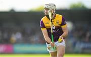 26 April 2025; Rory O'Connor of Wexford during the Leinster GAA Hurling Senior Championship Round 2 match between Dublin and Wexford at Parnell Park in Dublin. Photo by David Fitzgerald/Sportsfile