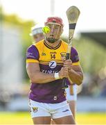 26 April 2025; Lee Chin of Wexford during the Leinster GAA Hurling Senior Championship Round 2 match between Dublin and Wexford at Parnell Park in Dublin. Photo by David Fitzgerald/Sportsfile