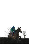 29 April 2025; Champ Kiely, with Danny Mullins up, clear the last on their way to winning The GR1 Dooley Insurance Group Champion Novice Chase during day one of the Punchestown Festival at Punchestown Racecourse in Kildare. Photo by David Fitzgerald/Sportsfile