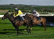 29 April 2025; Marine Nationale, with Sean Flanagan up, on their way to winning The William Hill Champion Chase on day one of the Punchestown Festival at Punchestown Racecourse in Kildare. Photo by David Fitzgerald/Sportsfile