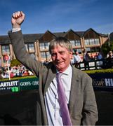 29 April 2025; Trainer Barry Connell celebrates after winning The William Hill Champion Chase with Marine Nationale on day one of the Punchestown Festival at Punchestown Racecourse in Kildare. Photo by David Fitzgerald/Sportsfile