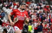 27 April 2025; Darragh Fitzgibbon of Cork runs onto the pitch before the Munster GAA Hurling Senior Championship Round 2 match between Cork and Tipperary at SuperValu Páirc Uí Chaoimh in Cork. Photo by Brendan Moran/Sportsfile