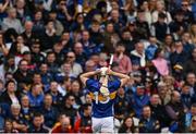 27 April 2025; Darragh McCarthy of Tipperary leaves the pitch after being sent off at the start of the Munster GAA Hurling Senior Championship Round 2 match between Cork and Tipperary at SuperValu Páirc Uí Chaoimh in Cork. Photo by Brendan Moran/Sportsfile