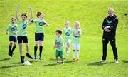 30 April 2025; Republic of Ireland head coach Heimir Hallgrimsson during a visit to Knocklyon United MiWadi Football Camp in Dublin. Photo by Stephen McCarthy/Sportsfile