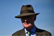 30 April 2025; Trainer Willie Mullins after winning the Channor Real Estate Group Novice Hurdle with Jasmin De Vaux on day two of the Punchestown Festival at Punchestown Racecourse in Kildare. Photo by David Fitzgerald/Sportsfile