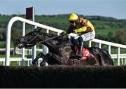 30 April 2025; Galopin Des Champs, with Paul Townend up, clear the last on their way to winning the Ladbrokes Punchestown Gold Cup Chase on day two of the Punchestown Festival at Punchestown Racecourse in Kildare. Photo by David Fitzgerald/Sportsfile