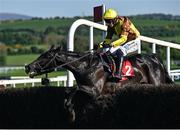 30 April 2025; Galopin Des Champs, with Paul Townend up, clear the last on their way to winning the Ladbrokes Punchestown Gold Cup Chase on day two of the Punchestown Festival at Punchestown Racecourse in Kildare. Photo by David Fitzgerald/Sportsfile