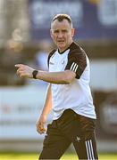 30 April 2025; Louth manager Fergal Reel before the Dalata Hotel Group Leinster GAA Football U20 Championship final match between Meath and Louth at Cedral St Conleth’s Park in Newbridge, Kildare. Photo by Seb Daly/Sportsfile