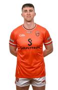 1 April 2025; Tiernan Kelly during an Armagh football squad portrait session at BOX-IT Athletic Grounds in Armagh. Photo by Ramsey Cardy/Sportsfile