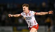 30 April 2025; Ruairí McCullagh of Tyrone celebrates after his side's victory in the Dalata Hotel Group Ulster GAA Football U20 Championship final match between Donegal and Tyrone at Owenbeg Derry GAA Centre in Dungiven, Derry. Photo by Piaras Ó Mídheach/Sportsfile