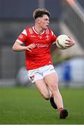 30 April 2025; Conor McGinty of Louth during the Dalata Hotel Group Leinster GAA Football U20 Championship final match between Meath and Louth at Cedral St Conleth’s Park in Newbridge, Kildare. Photo by Seb Daly/Sportsfile