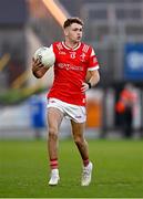 30 April 2025; Adam Gillespie of Louth during the Dalata Hotel Group Leinster GAA Football U20 Championship final match between Meath and Louth at Cedral St Conleth’s Park in Newbridge, Kildare. Photo by Seb Daly/Sportsfile