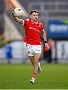 30 April 2025; Adam Gillespie of Louth during the Dalata Hotel Group Leinster GAA Football U20 Championship final match between Meath and Louth at Cedral St Conleth’s Park in Newbridge, Kildare. Photo by Seb Daly/Sportsfile
