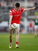30 April 2025; Tadgh McDonell of Louth during the Dalata Hotel Group Leinster GAA Football U20 Championship final match between Meath and Louth at Cedral St Conleth’s Park in Newbridge, Kildare. Photo by Seb Daly/Sportsfile