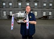 1 May 2025; Meath manager Robbie Brennan at Oldbridge House, Battle of the Boyne Visitor Centre in Drogheda, Meath during a media event for the 2025 Leinster GAA Senior Football Championship Final between Louth and Meath which will take place on Sunday 11th of May in Croke Park, Dublin. Photo by Stephen McCarthy/Sportsfile