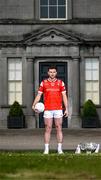 1 May 2025; Louth captain Sam Mulroy at Oldbridge House, Battle of the Boyne Visitor Centre in Drogheda, Meath during a media event for the 2025 Leinster GAA Senior Football Championship Final between Louth and Meath which will take place on Sunday 11th of May in Croke Park, Dublin. Photo by Stephen McCarthy/Sportsfile