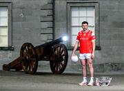 1 May 2025; Louth captain Sam Mulroy at Oldbridge House, Battle of the Boyne Visitor Centre in Drogheda, Meath during a media event for the 2025 Leinster GAA Senior Football Championship Final between Louth and Meath which will take place on Sunday 11th of May in Croke Park, Dublin. Photo by Stephen McCarthy/Sportsfile